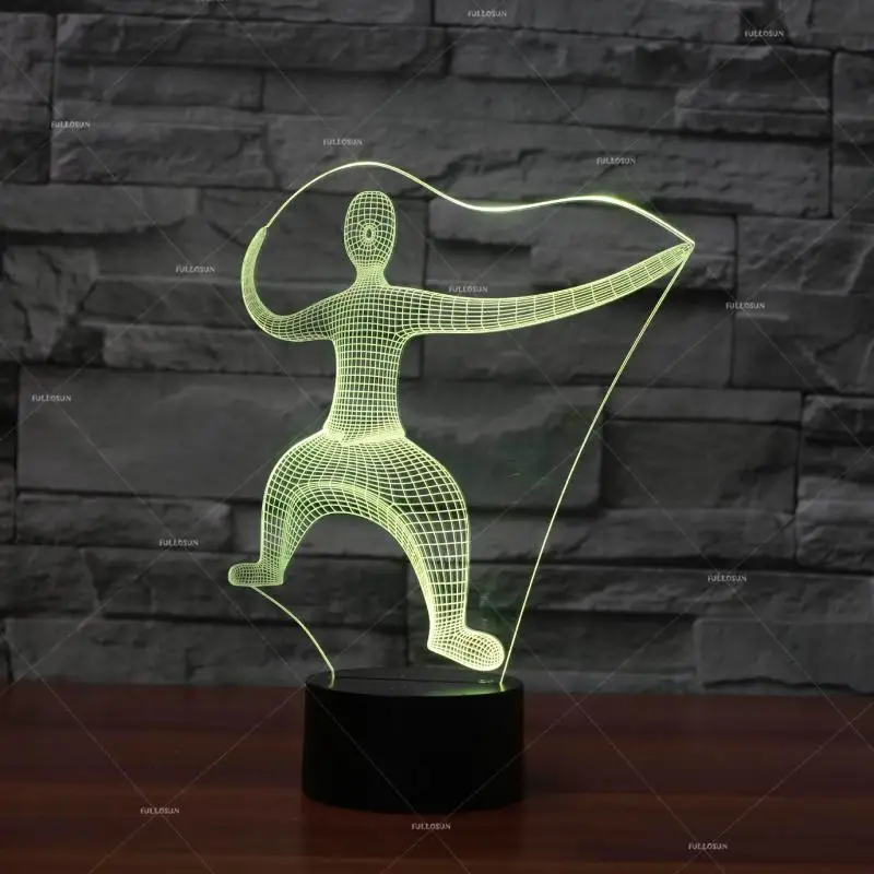 Platform Abstract Person 3d Nightlight Creative Romantic Gift 3d Lamp Lovely cartoon children's toys Light Fixtures