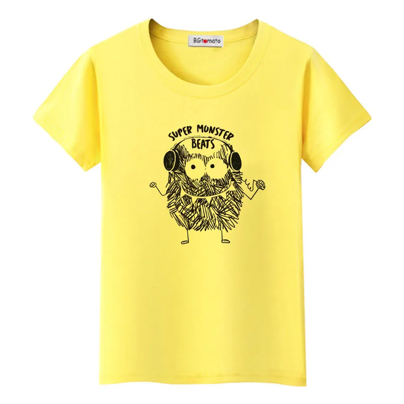 BGtomato Super cool T-shirt harajuku summer Shirt Original funny tops tees women