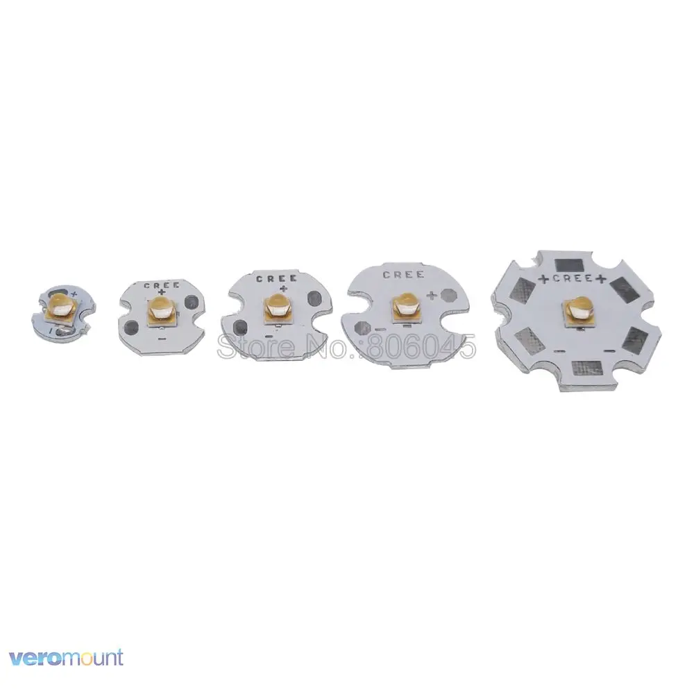 5x 5W LG3535 UV/Ultra Violet Purple 395nm High Power LED Emitter 60 Degree with 8mm/12mm/14mm/16mm/20mm PCB Board, 3.6-3.8V 1.5A