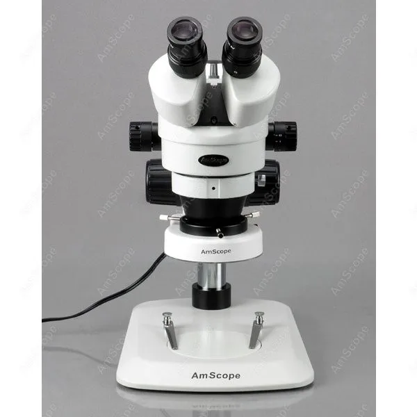 Stereo Zoom Inspection Microscope--AmScope Supplies 7X-90X Stereo Zoom Inspection Microscope with 80 LED Ring Light