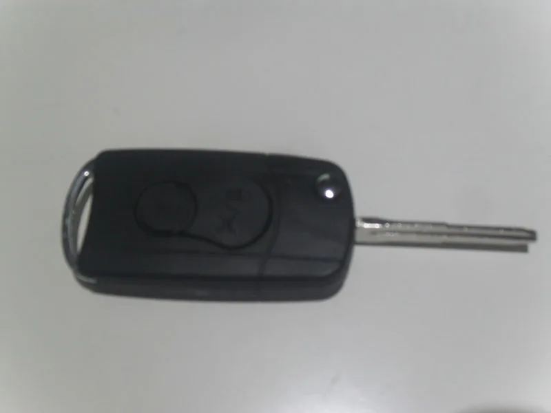 Modified Key Shell for Ssangyong Actyon SUV Kyron 2 Button Flip Folding Remote Key Case with logo