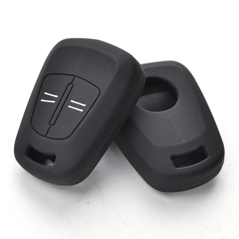 AX Silicone Remote Key Case Fob Shell Cover Holder 2 Button For Vauxhall /Opel Corsa D ASTRA H Meriva Vectra Zafira Signum Agila