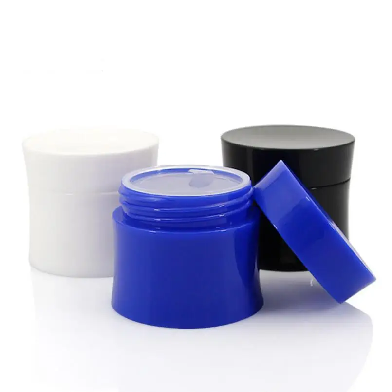 

30G Tight Waist Shape Plastic Cream Jars, Cosmetic Packaging Box,Nail Beauty Jar Wholesale