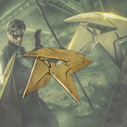 1 Stuk Cosplay 2018 Tv Titans Vleermuis Dart Dick Grayson Robin Nightwing Wapen Batdart Collection Gift Prop Halloween