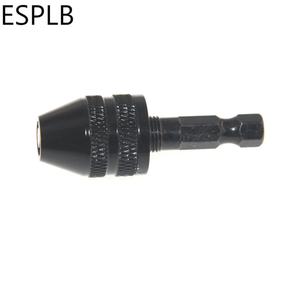 ESPLB Aluminiumlegierung 0,3-3,6 mm Mini-Schnellspannbohrer Spannfutter Schraubendreher-Adapter 1/4 Zoll Sechskantschaft Fräser mit Schnellwechsel – Detail 8