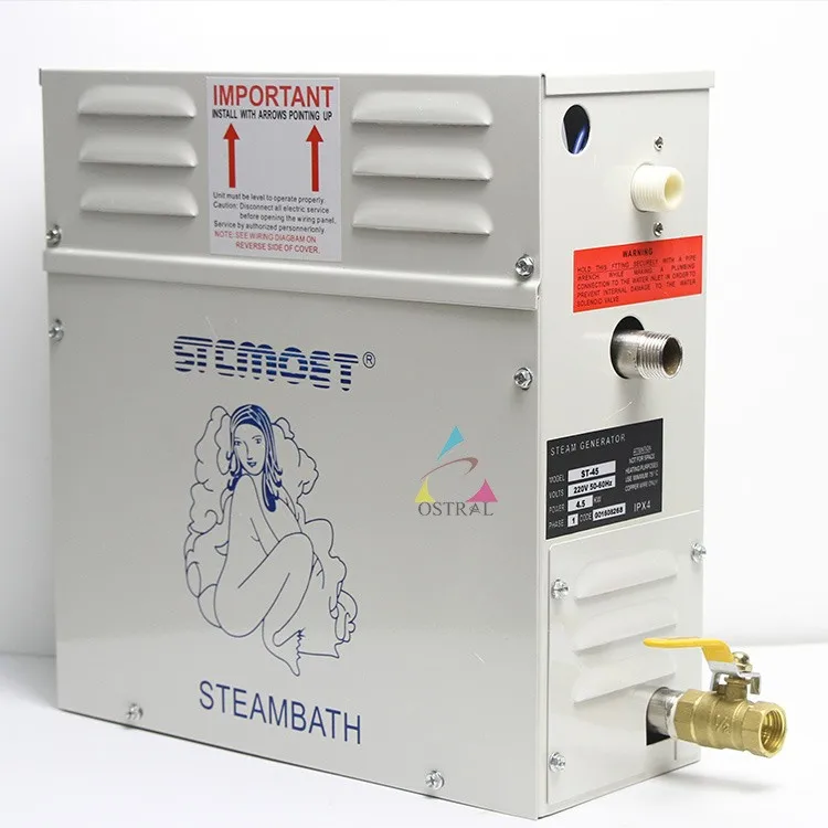 A vapore Generatore Sauna Macchina A Vapore 3KW/4.5KW per la casa stanza di sauna SPA Macchina Fumigazione con Regolatore Digitale