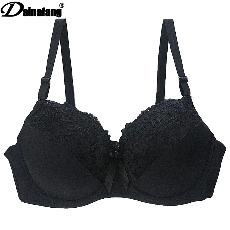 Bielizna damska 34/75 36/80 38/85 40/90 42/95 44/100 BCDE biustonosze z miseczkami seksowny koronkowy biustonosz dla pań bielizna w dużych rozmiarach