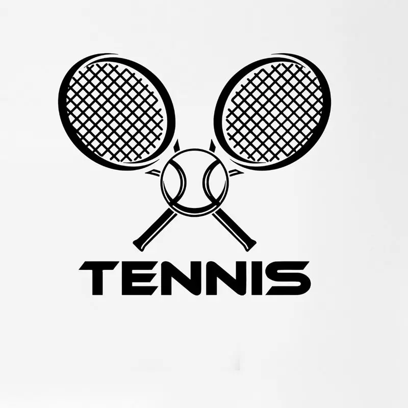 

Tennis Sticker Car Window Sports Decal Muurstickers Name Posters Vinyl Wall Decals Parede Decor Mural Tennis Sticker