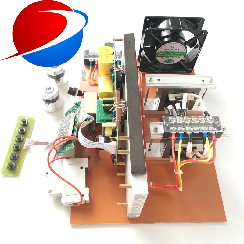 

2400W 17 K-40 K частота Регулируемая высокая мощность ультразвуковая очистка PCB генератор для привода ультразвукового преобразователя