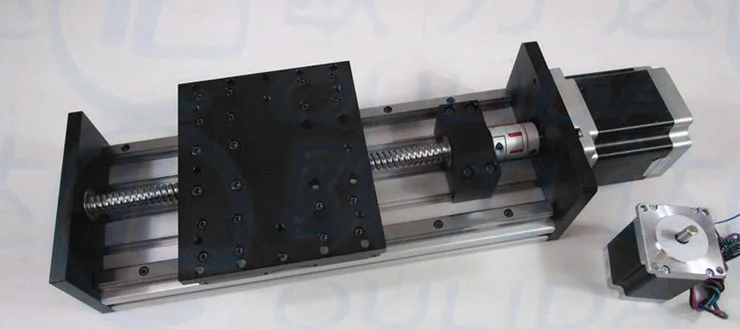 

GX155*150 1610-900mm effective stroke ball screw linear slide linear module guide rail nema 23 stepping motor working table