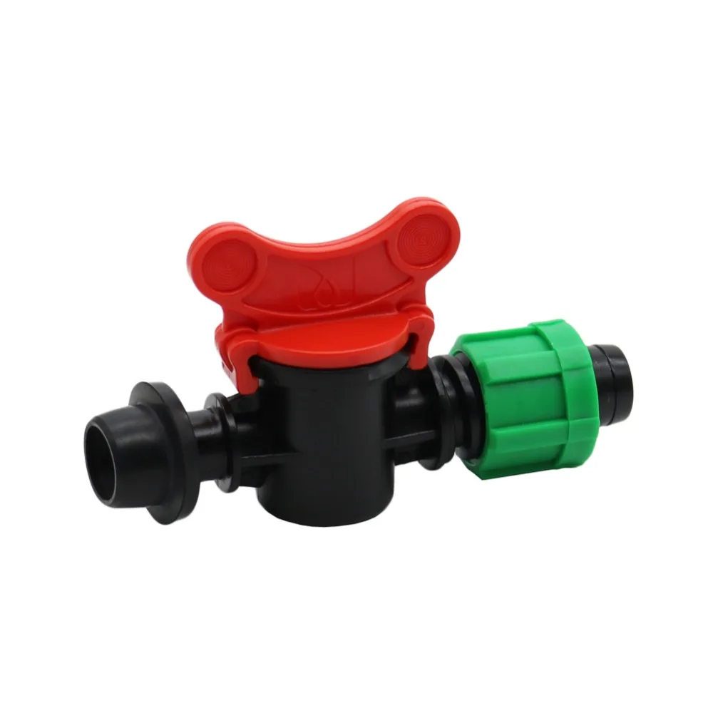 13mm to 15mm Agriculture Drip Irrigation Bypass Valve With Lock nut Greenhouse Watering Irrigation Water Tube Fitting 1 Pcs