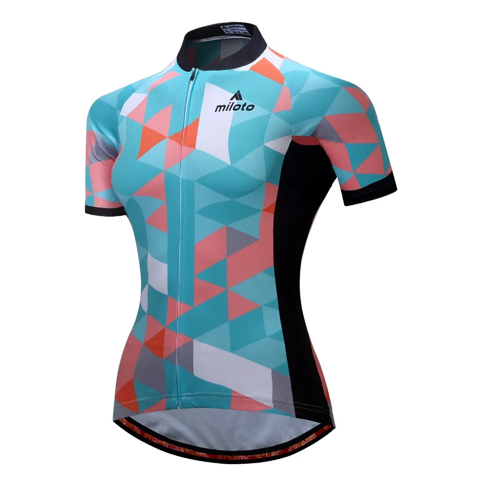 Weimostar Women Cycling Jersey Shirt Sport Shirt Cycling Short Sleeve Bike Clothing Factory-Direct-Clothing Size S-3XL