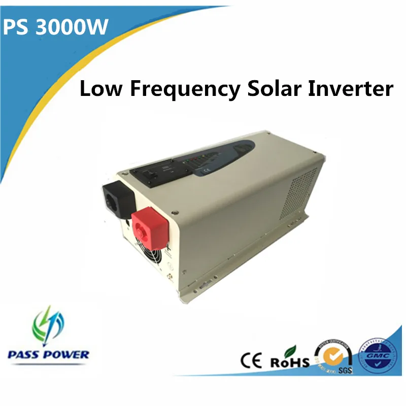 

2016 Factory Directly Sell High Quality Single Phase DC12V/24V/48V AC110V--240V Off Grid Low Frequency Solar Inverter 3000W