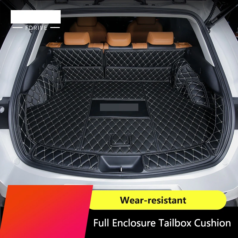 QHCP Car Trunk Mat Fully Surrounded Cargo Liner Pad Anti-sratch Wear-resistant Protection Accessories For Lexus UX200 260H 2019