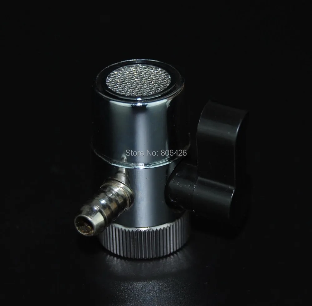 Grifo monomando de acero inoxidable de 20,5mm a 8mm, desviador macho/interruptor de junta de conector/adaptador de válvula de bola/válvula de agua de articulación