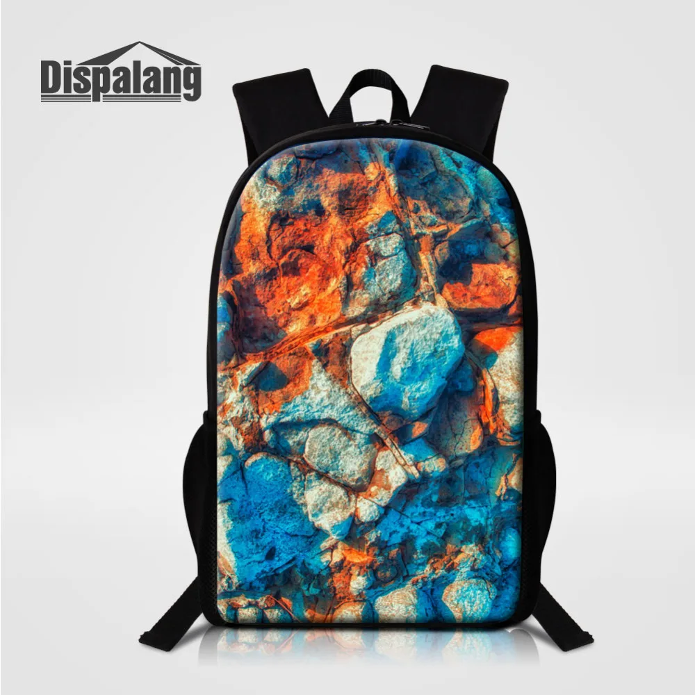 

Dispalang Primary School School Bag For Students Casual Bag Children Stone Printing Large Men Womne Backpack For Kids Schoolbag