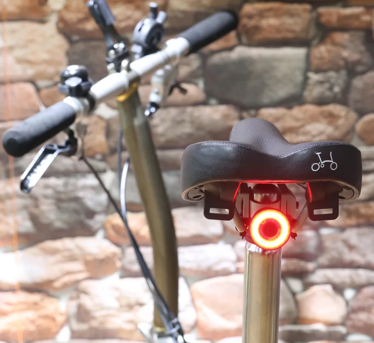 Smart Bike Bicycle Taillight, Auto Start and Stop, Brake Sensing, IPx6 Waterproof, USB Rechargeable, LED Cycling Tail Light