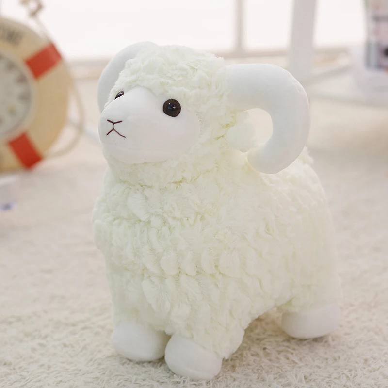 Lovely little sheep, plush toys, sheep, dolls, pillows, sleeping Korean dolls