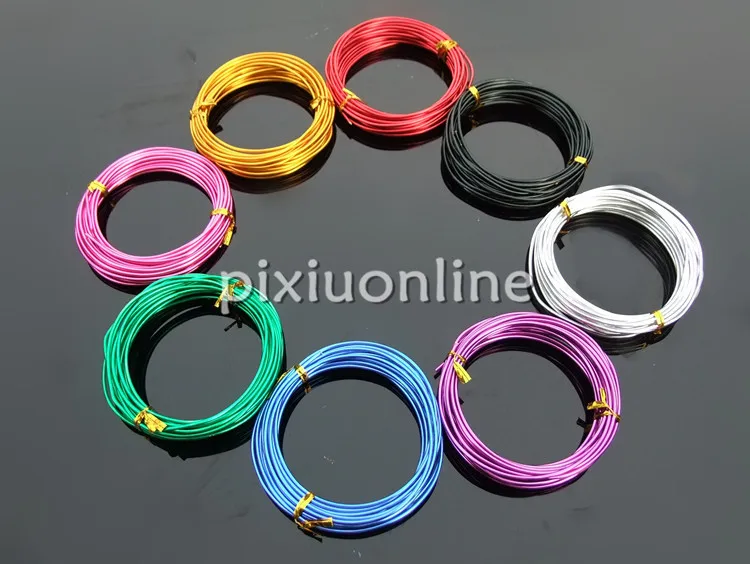 1roll 5m colorful Aluminum Wire K717b Metal Oxidation Wires Connecting Lead for DIY Model Making Free Shipping