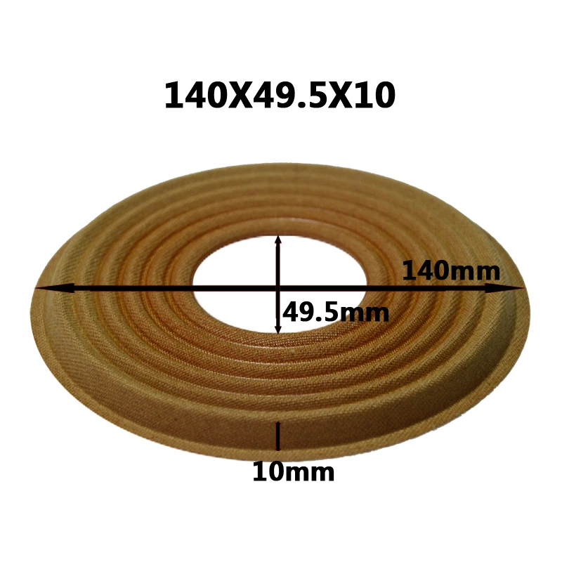 Amortiguador de araña de reparación de altavoz de graves, altavoz de onda elástica, Subwoofer, 138x49,5/140x49,5/145x35,5/145x49,5mm, 2 uds.