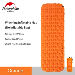 Naturehike Outdoor Folding Camping Sleeping Pad Lightweight Portable Tent Inflatable Pad Single Person Sleeping Pad With Pillow