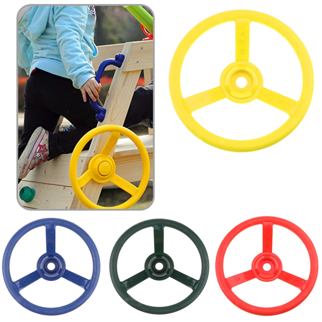 10 inch Swingset Steering Wheel Accessories for Kids Playhouse, Jungle Gym, Climbing Frame, Playground Playset