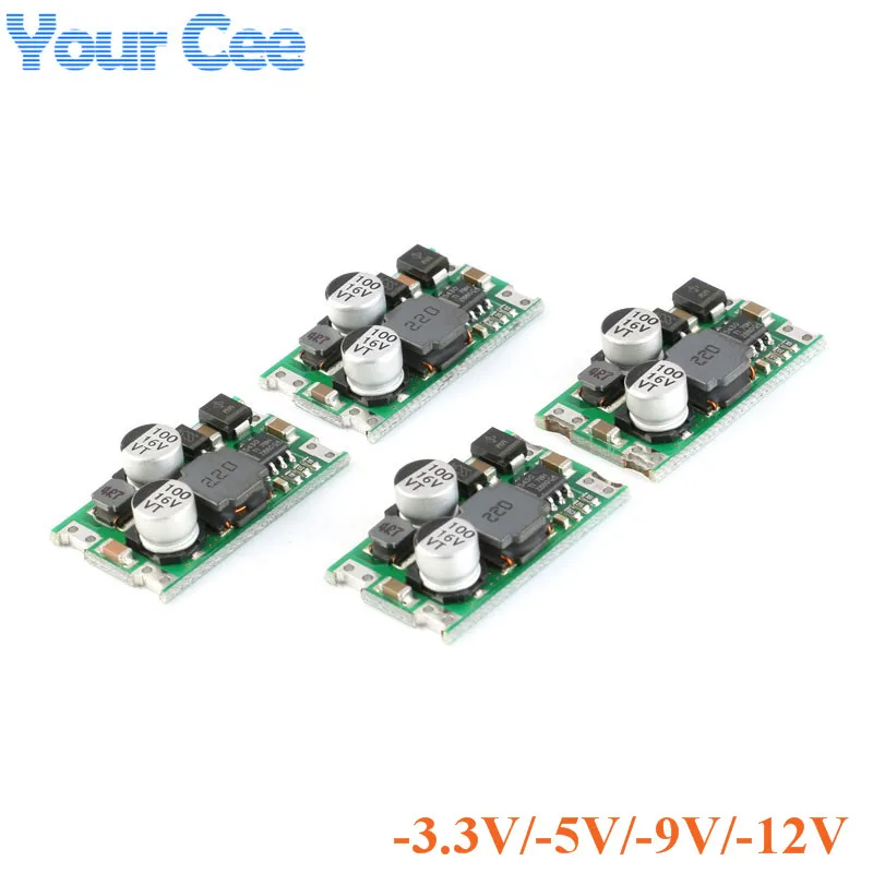 DC-DC Negative Voltage Power Supply Module DC DC Converter Board Reverse Negative Voltage Output -3.3V/-5V/-9V/-12V