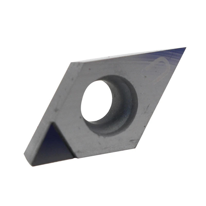 DCGT11T302 1 PC Alat Pemotong untuk Aluminium CNC Pemolesan Clearance Sisipan untuk Aluminium Mesin CNC Alat Al + Tin Paduan kayu