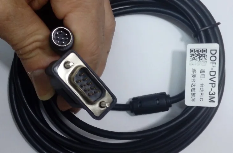 

DOP-DVP Communication Cable for DOP-A HMI and PLC, DOPDVP PLC Cable, Replacement of DOP/ DVP