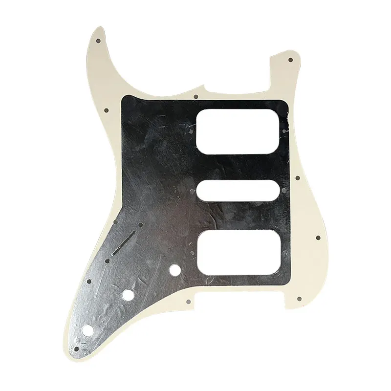 JEParts-Plaque de protection contre les rayures pour USA et Mexique, Fd Strat11, Trous de vis, HSH Two Deluxe Humbuckers, Simple St, JE514