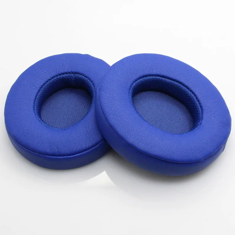 زوج من منصات الأذن وسادة ل يدق سولو 3.0 سماعات استبدال منصات الأذن بروتين الجلود رغوة الذاكرة دائم سماعة كم