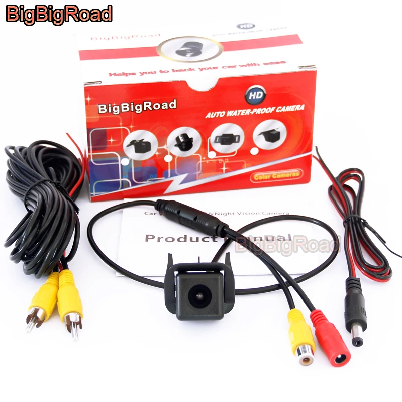 BigBigRoad Car Rear View Parking Camera For Toyota Alphard Vellfire MK2 2007 - 2010 2011 2012 2013 2014 2015 Noah R70 Sequoia II
