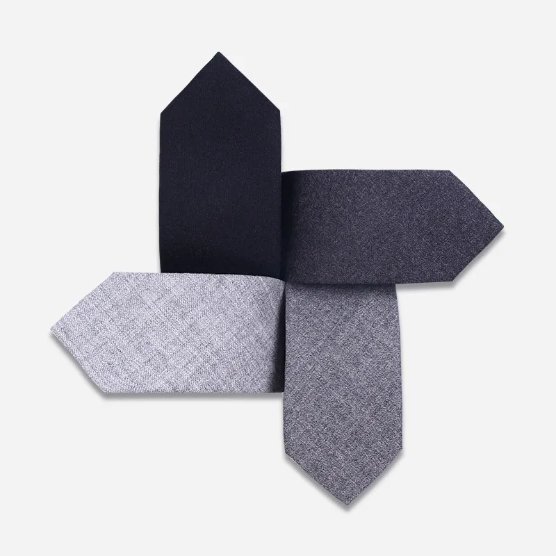 top-quality-5cm-slim-ties-for-men-simple-solid-black-grey-neckties-narrow-sheep-wool-tie-boys-casual-accessories-with-gift