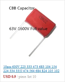 12 teile/los 250 v 47 uf 13*20 20% RADIAL aluminium-elektrolytkondensator 47000NF 20% – Detail 10