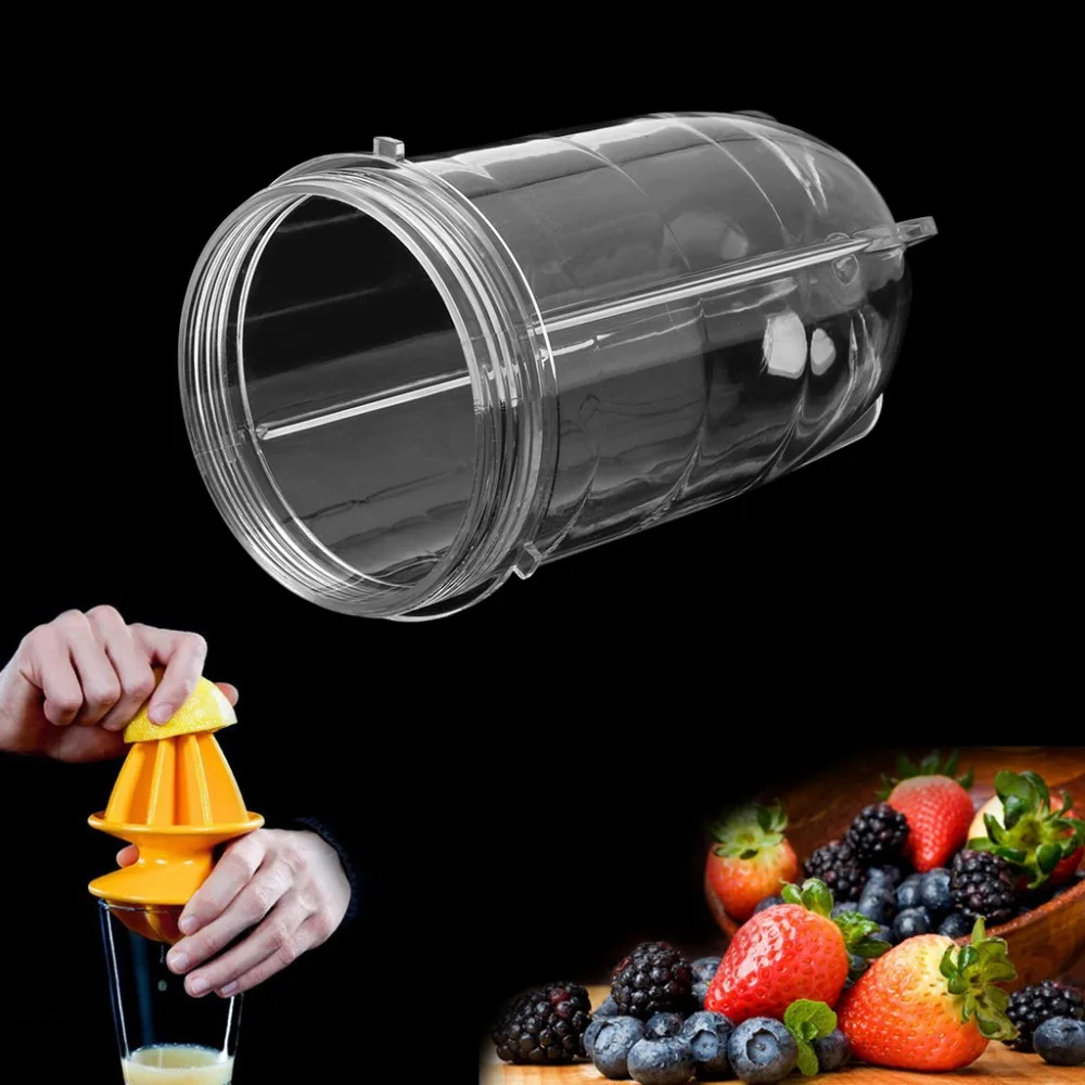 

1PC 8*15CM Juicer Blenders Cup Mug Clear Replacement Parts With Ear For 250W Magic Bullet High Quality and Brand New