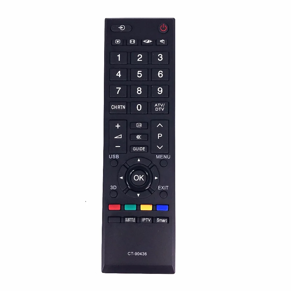 

NEW Remote Control CT-90436 Wireless Replacement For Toshiba TV Fernbedienung free shipping