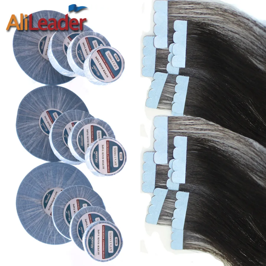 2021 New 3M Double Sided Adhesive Tape Strong Waterproof Glue For Hair Extensions Super Quality Hair Tape For Pu Skin Weft