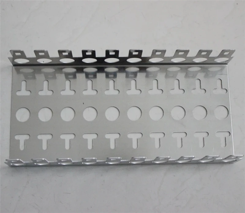 10-Units Stainless steel Frame for 10pairs tel voice Module snap-in terminal block thickened 100pairs blank patch panel 4pcs