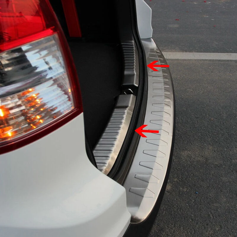 Dla Honda CRV CR-V 2012 2013 2014 2015 2016 Osłona tylnego zderzaka ze stali nierdzewnej Osłona progu bagażnika Akcesoria Stylizacja