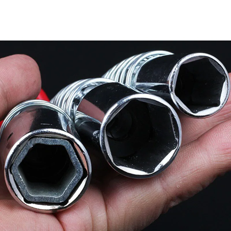Free Ship!High Quality T-Handle Universal Joint Spark Plug Socket Wrench  Hand Tool 16/21mm Remover Installer