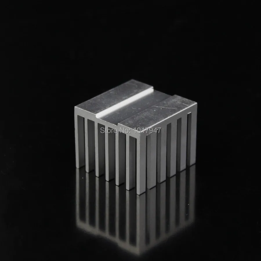 100PCS lot Gdstine Computer Radiator Cooling Cooler for CPU LED Heatsink Aluminum 25mm x 25mm x 10mm