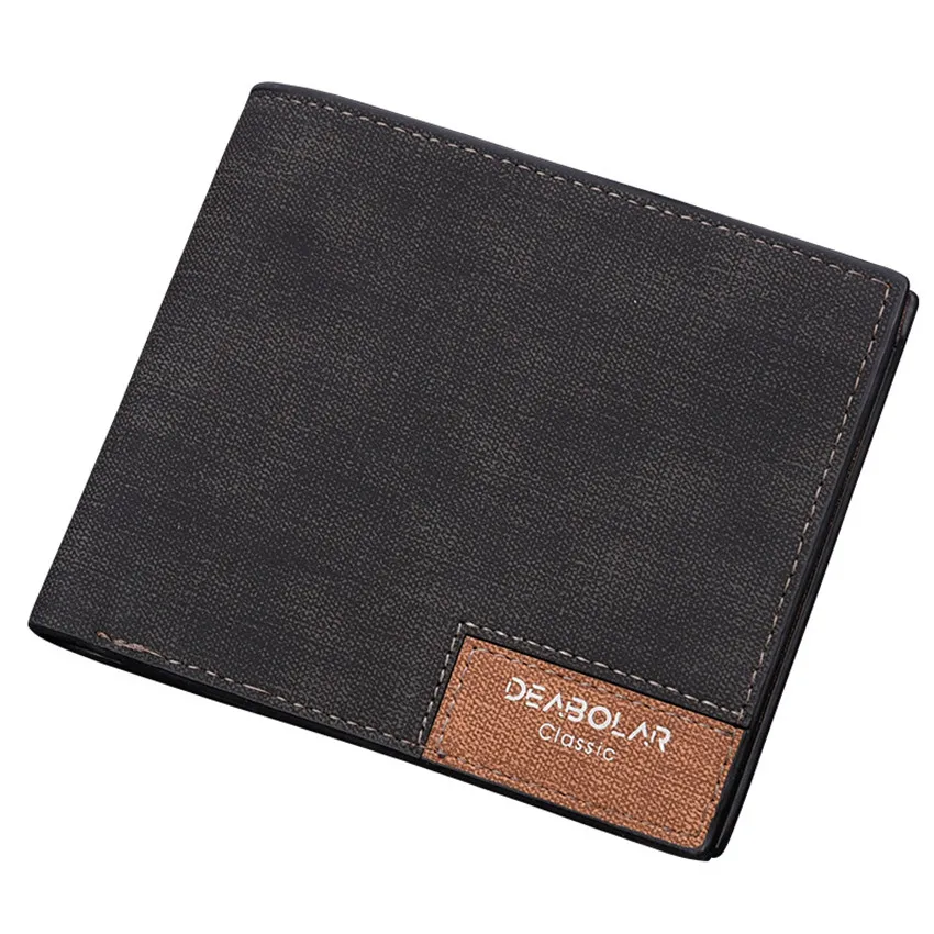 Luxury Brand 2019 Vintage Man Wallet Male Slim Top Quality Wallets Thin Money Dollar Card Holder Purses for Men Short Bifold NEW