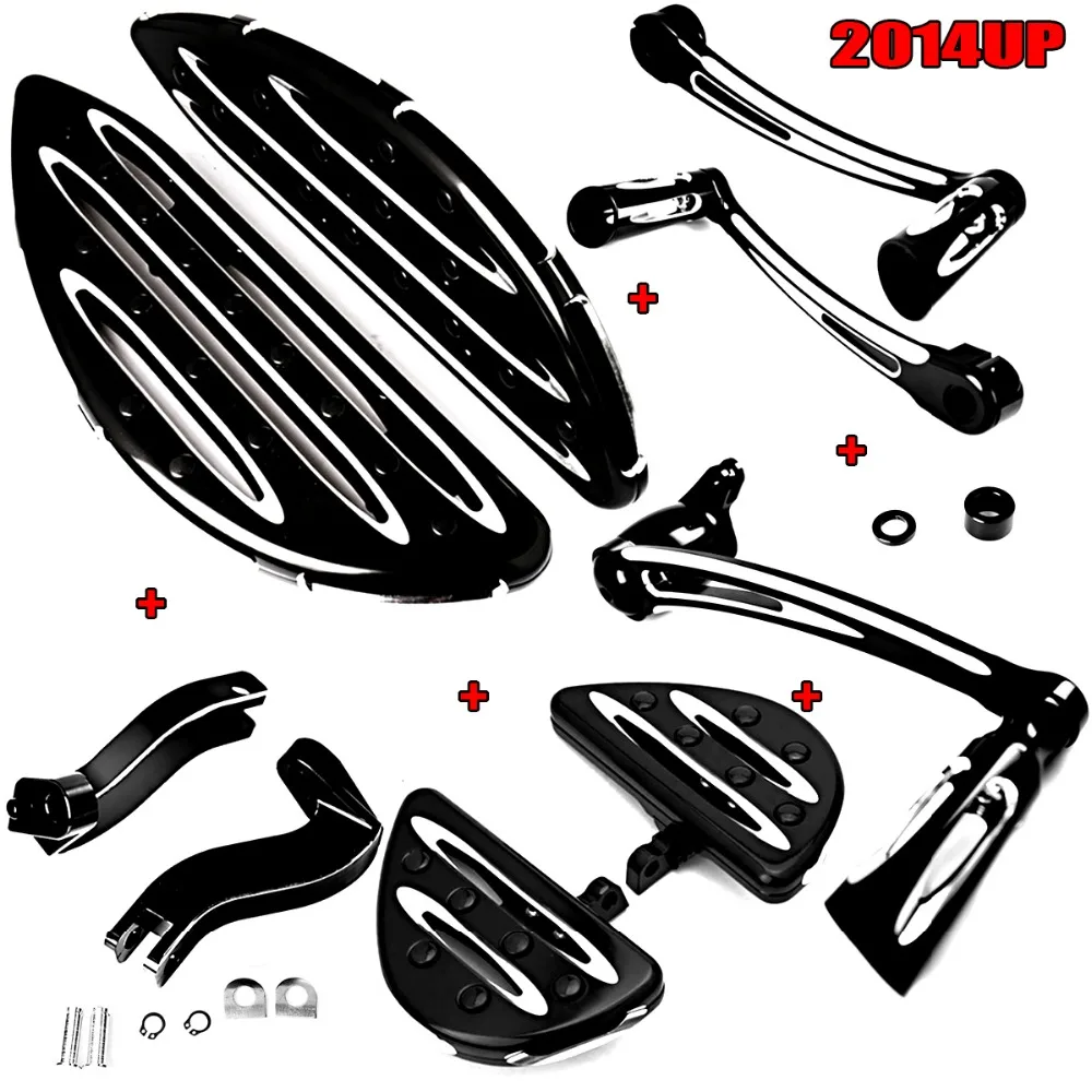 Floorboards&Shift Lever&Brake Shift&Rear Passenger Mount For Harley Touring FLHX FLHR FLHTR 2014-2020