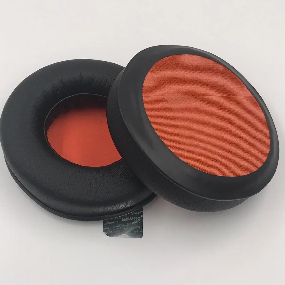 Almofadas para fone de ouvido, 1 par de almofadas para substituição de fone de ouvido, couro artificial macio, para razor kraken pro 7.1