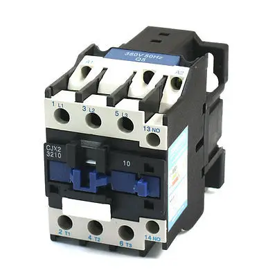 

CJX2-3210 35mm DIN Rail Mount 3 Pole AC Contactor 380V Coil 50A