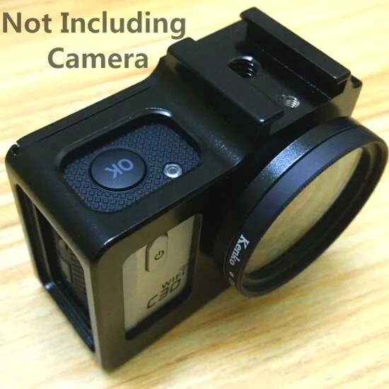 ملحقات Soocoo C30 قفص معدني غطاء حماية للإسكان حقيبة إطار معدني + مرشح للأشعة فوق البنفسجية لـ SJCAM SJ4000 Air SJ5000 H9R SJ9000