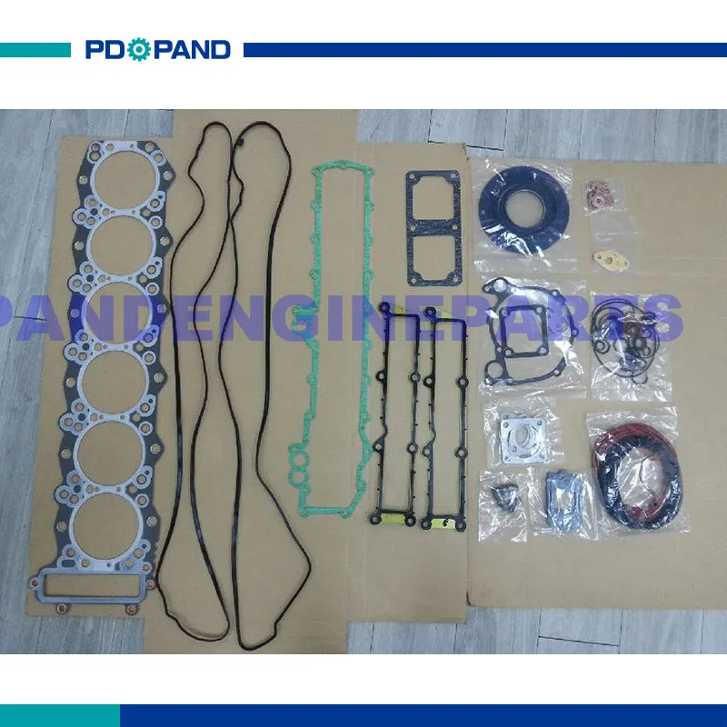 6M60 6M61 Full Overall Engine Repair Kit  Rebuilding gasket set ME993467 ME994737 For Mitsubishi HEAVY TRUCK