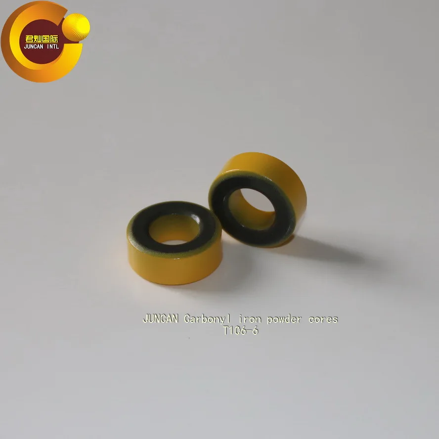 T106-6 High Frequency rf carbonyl Iron Powder Cores Magnetic Cores OD27*ID14*HT:11.5