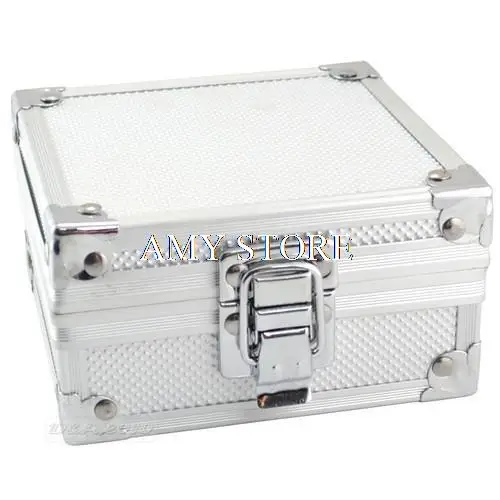 Pro Aluminium Tattoo Machine Foam Paded Box Case for Storage Display Machine Gun