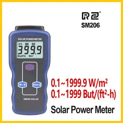 Compteur d'énergie solaire RZ, testeur de rayonnement solaire, verre de recherche optique, données d'information lumineuse, Patricia Hold SM206